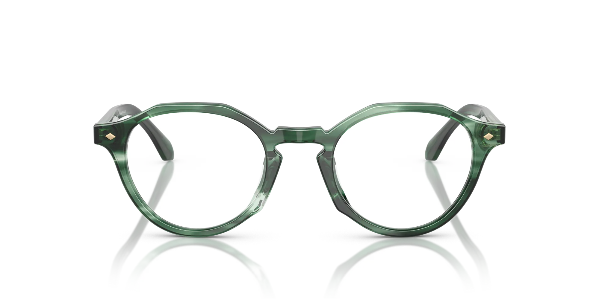 Giorgio Armani AR7264U 6164 Montature da vista Acetato Verde Pantos Normale - immagine 3
