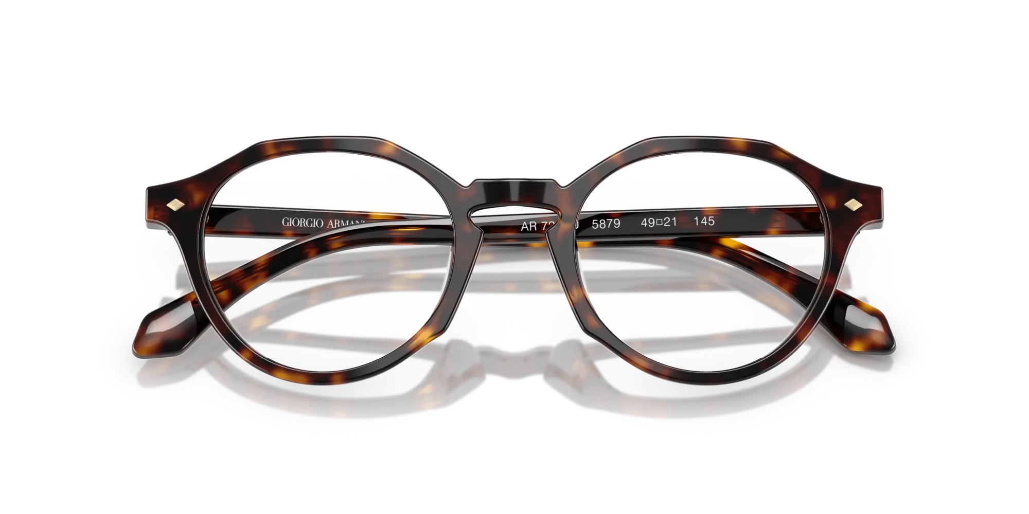 Giorgio Armani AR7264U 5879 Montature da vista Acetato Tartaruga Pantos Normale - immagine 2