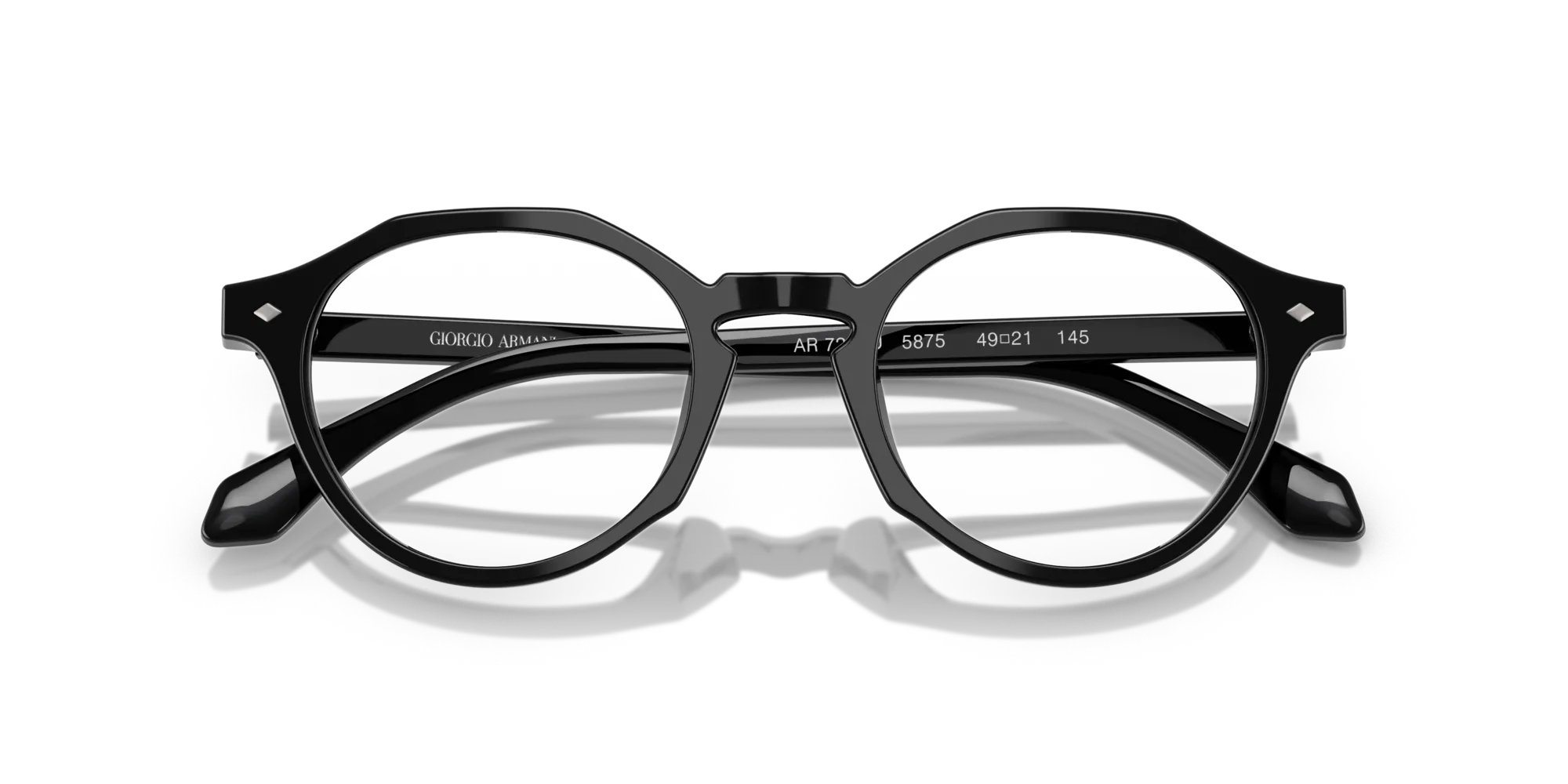 Giorgio Armani AR7264U 5875 Montature da vista Acetato Nero Pantos Normale - immagine 2