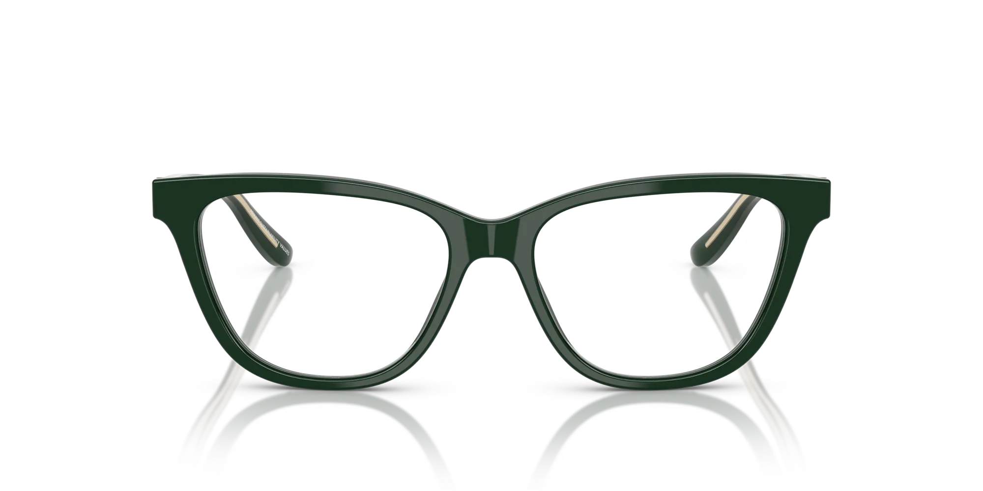 Giorgio Armani AR7263 6173 Montature da vista Acetato Verde Trasparente Cat Eye Normale - immagine 3