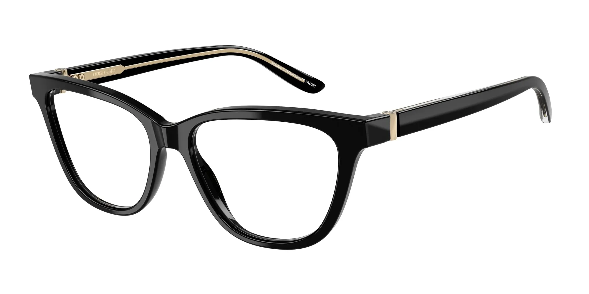 Giorgio Armani AR7263 5875 Montature da vista Acetato Nero Cat Eye Normale - immagine 1
