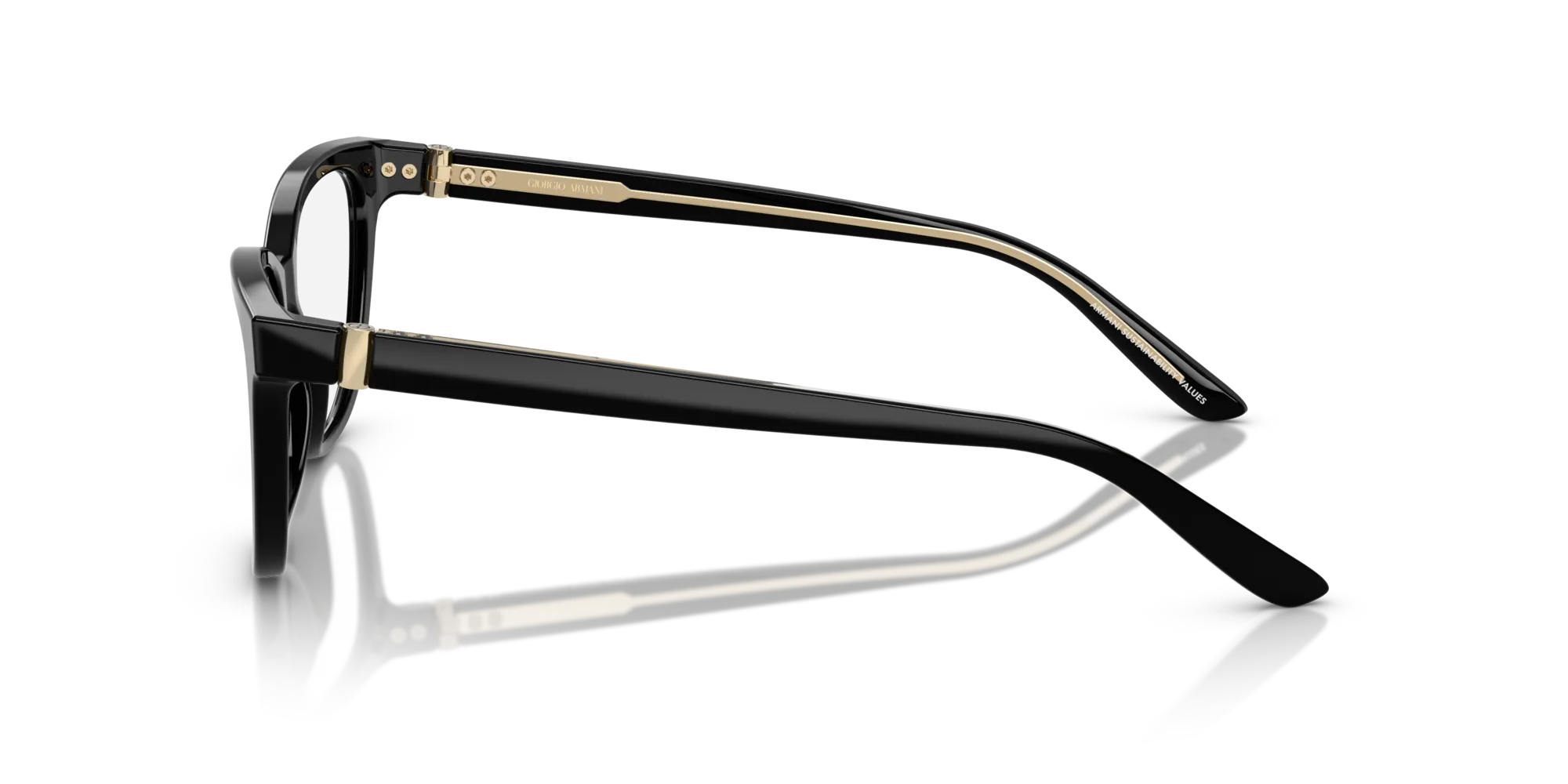 Giorgio Armani AR7263 5875 Montature da vista Acetato Nero Cat Eye Normale - immagine 4