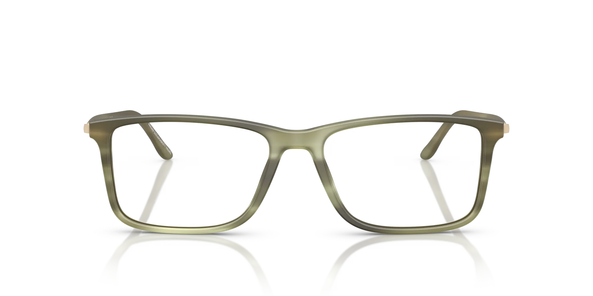 Giorgio Armani AR7261 6168 Montature da vista Acetato Verde Squadrata Normale - immagine 3