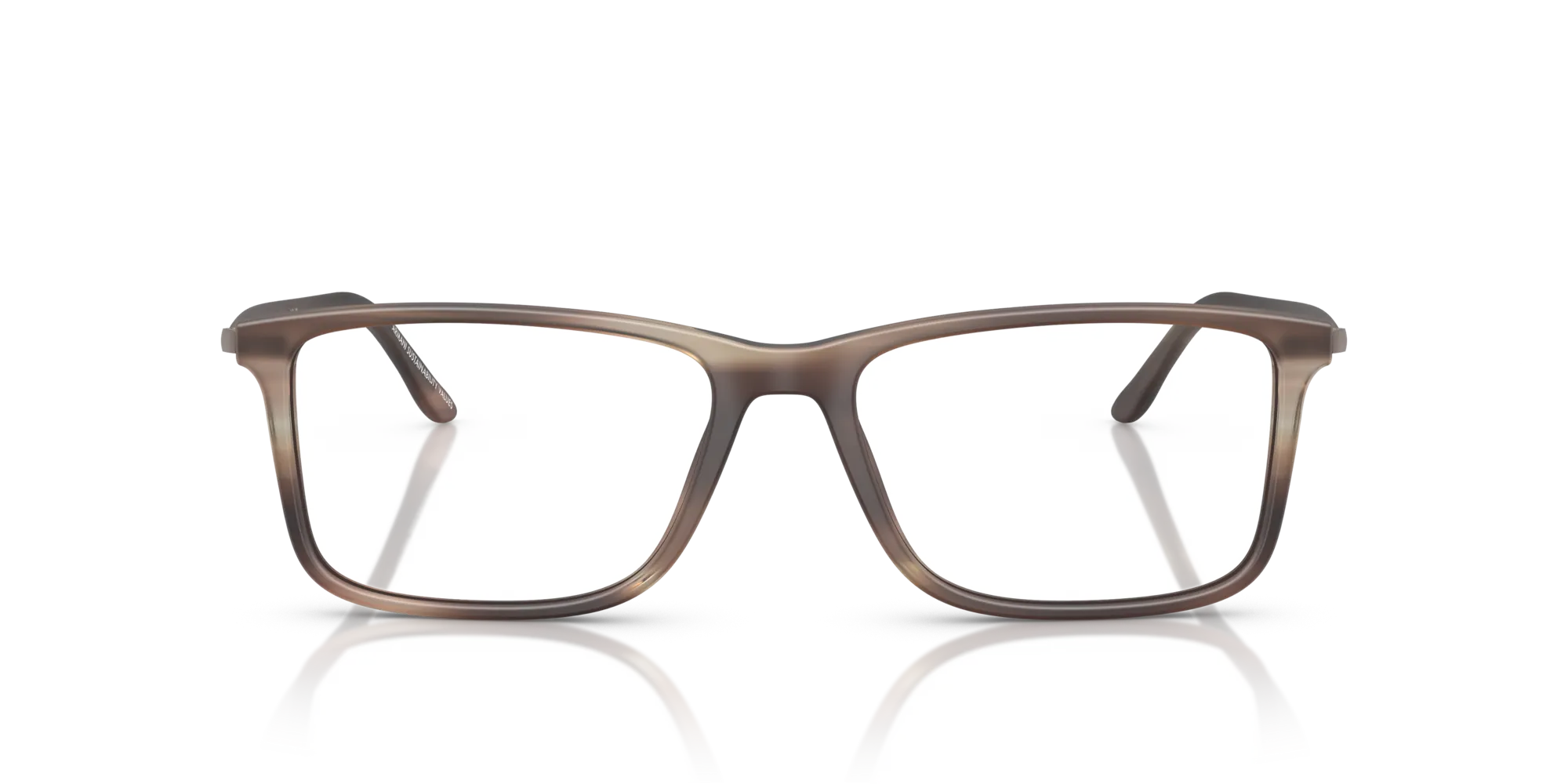 Giorgio Armani AR7261 6167 Montature da vista Acetato Marrone Squadrata Normale - immagine 3