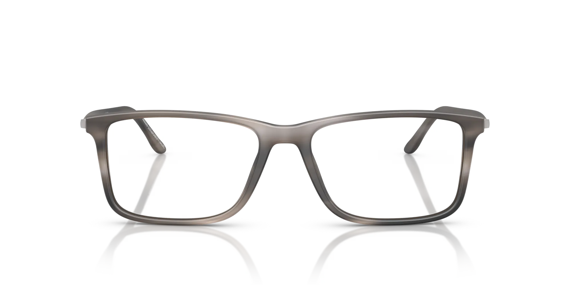 Giorgio Armani AR7261 6166 Montature da vista Acetato Grigio Trasparente Squadrata Normale - immagine 3