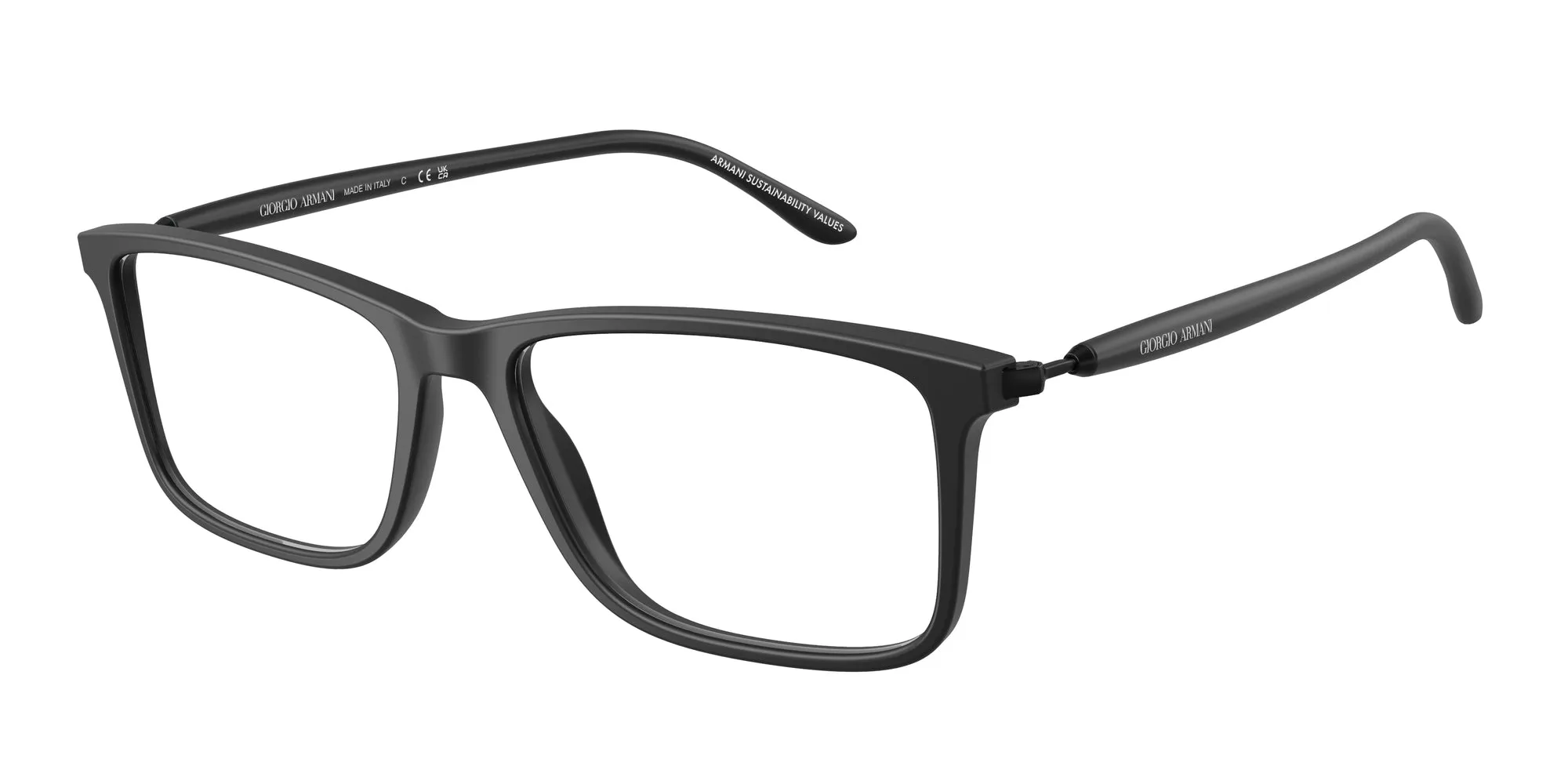 Giorgio Armani AR7261 5875 Montature da vista Acetato Nero Squadrata Normale - immagine 1