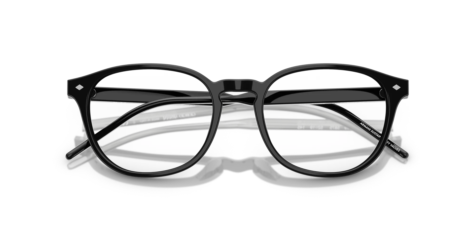 Giorgio Armani AR7259 5875 Montature da vista Acetato Nero Pantos Normale - immagine 2