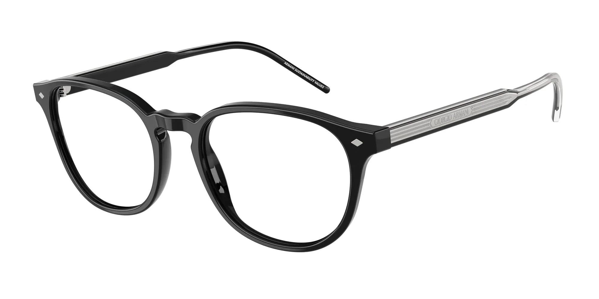 Giorgio Armani AR7259 5875 Montature da vista Acetato Nero Pantos Normale - immagine 1