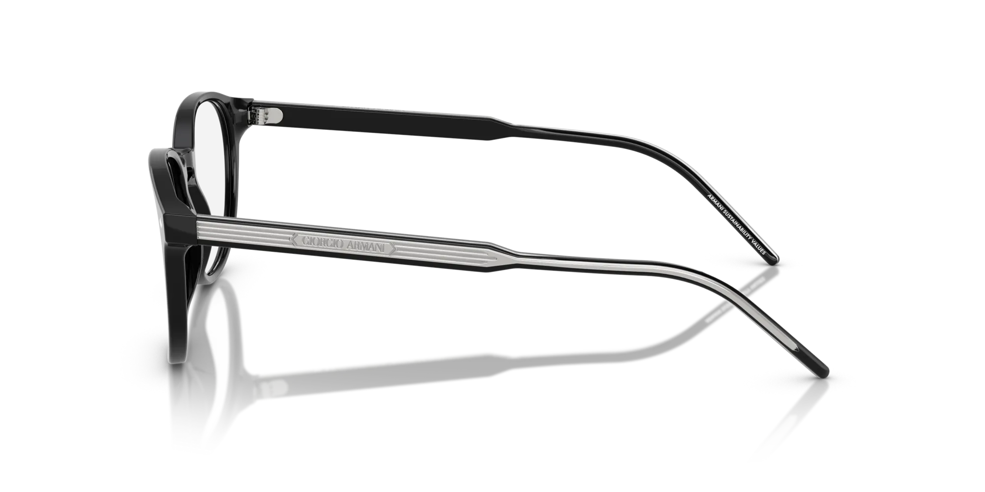 Giorgio Armani AR7259 5875 Montature da vista Acetato Nero Pantos Normale - immagine 4