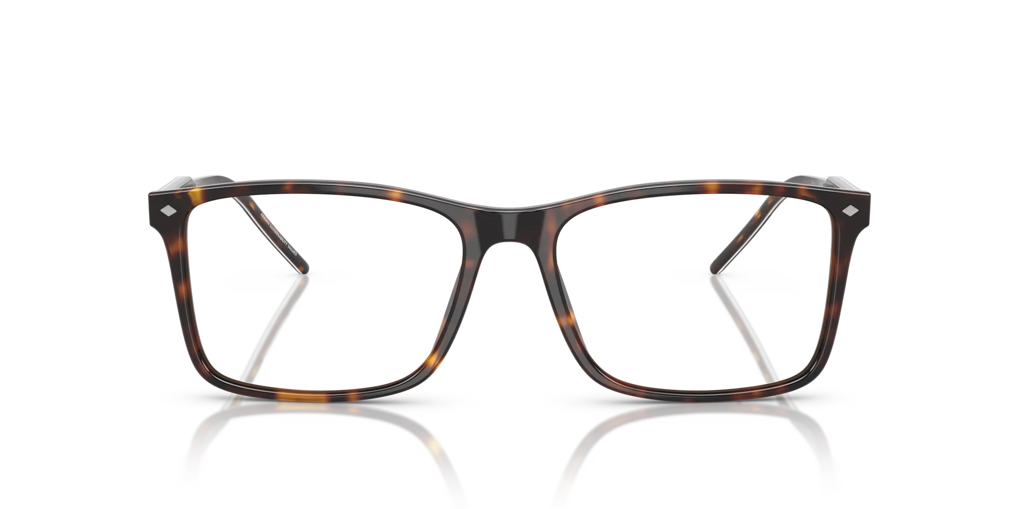 Giorgio Armani AR7258 5879 Montature da vista Acetato Tartaruga Trasparente Squadrata Normale - immagine 3