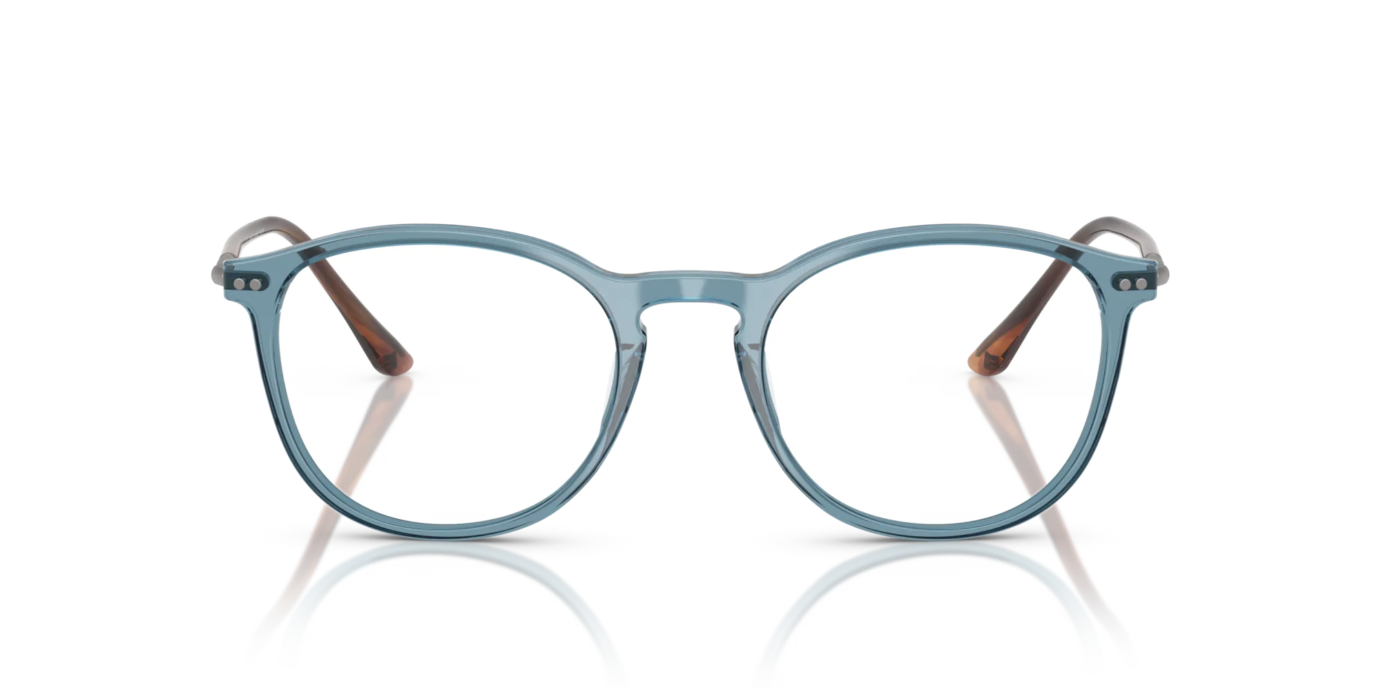 Giorgio Armani AR7125 6071 Montature da vista Acetato Blu Pantos Normale - immagine 3