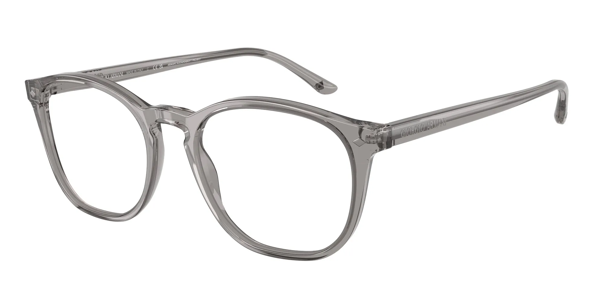 Giorgio Armani AR7074 6070 Montature da vista Acetato Grigio Pantos Normale - immagine 1