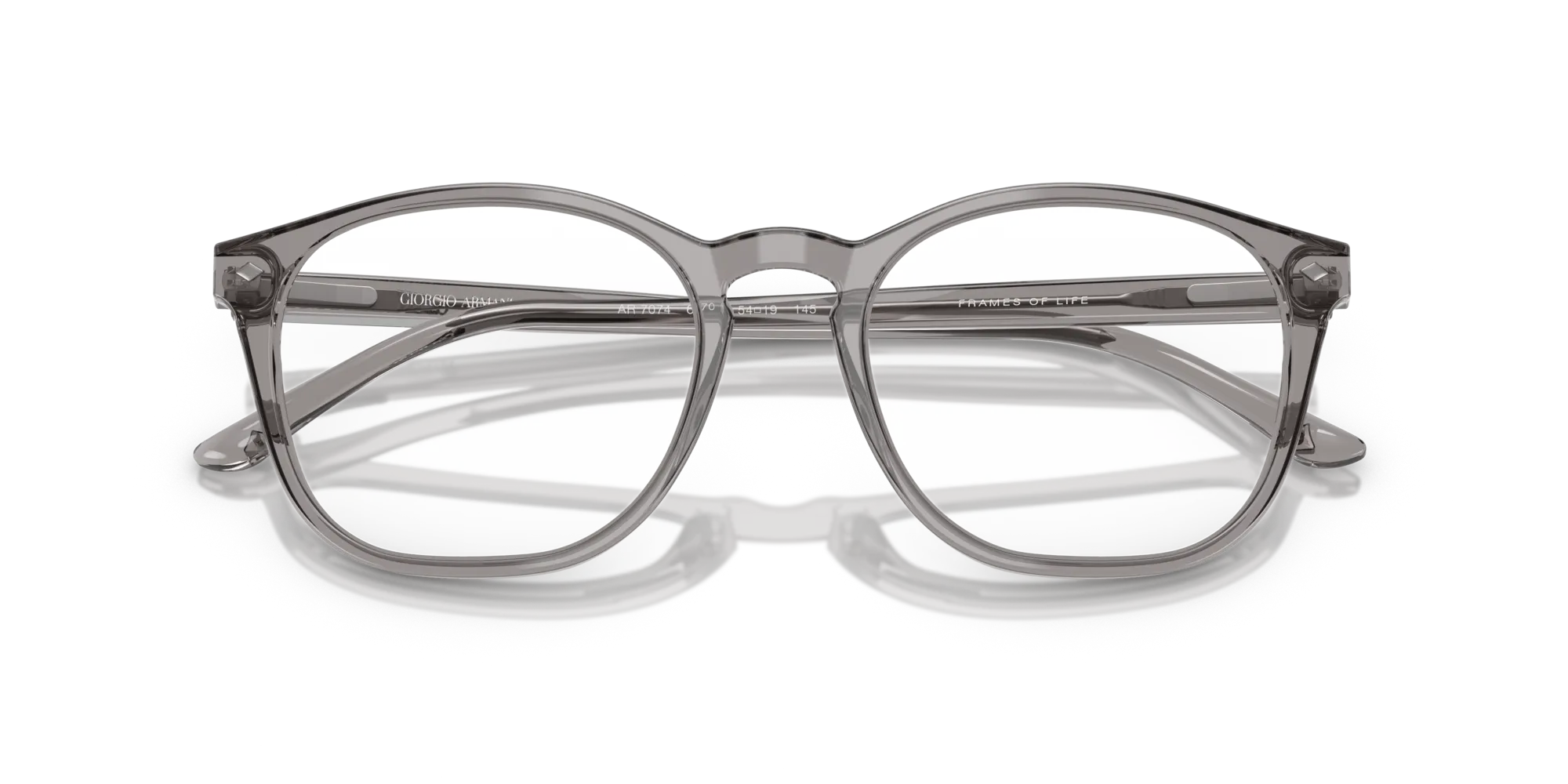 Giorgio Armani AR7074 6070 Montature da vista Acetato Grigio Pantos Normale - immagine 2