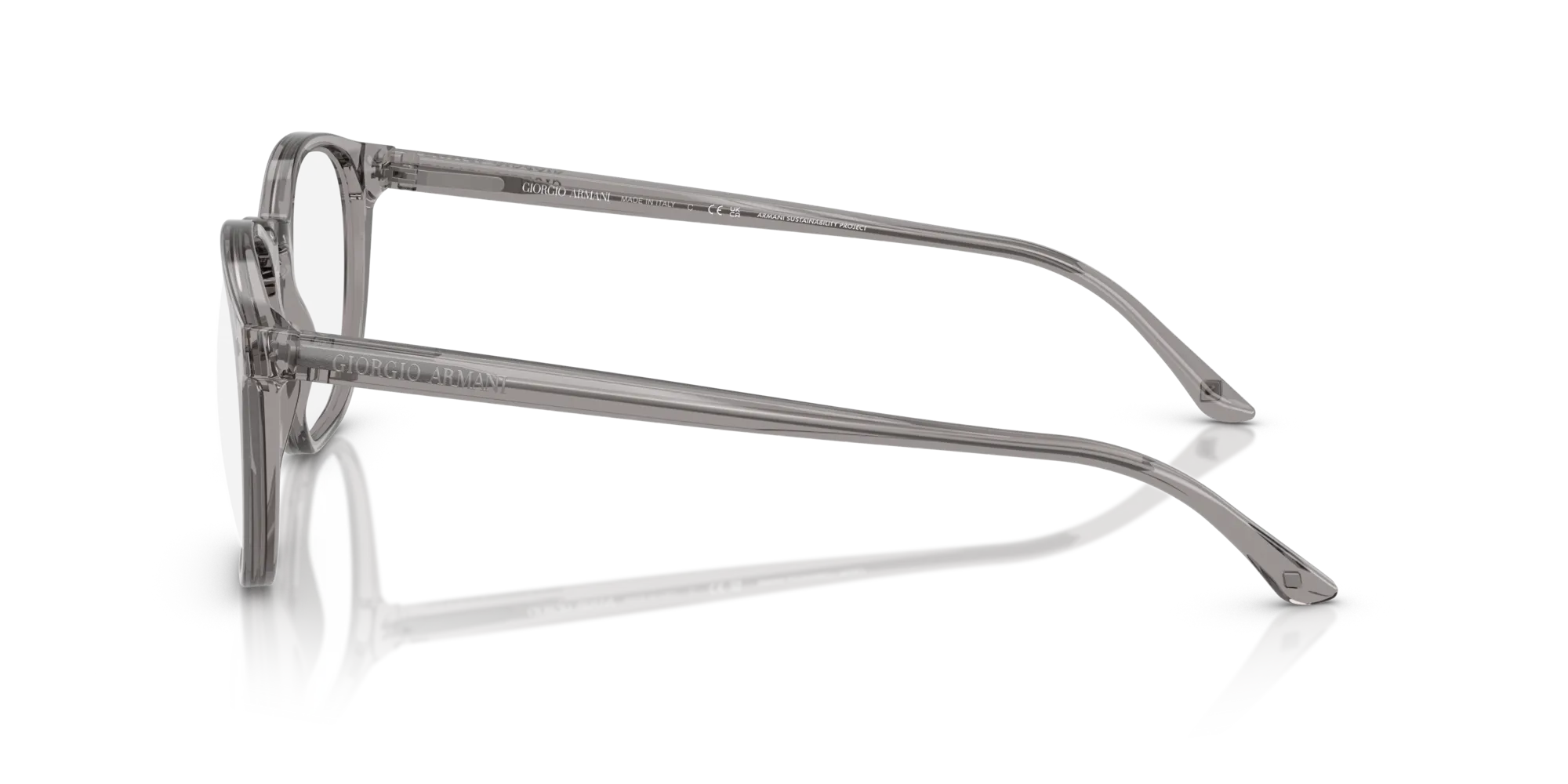 Giorgio Armani AR7074 6070 Montature da vista Acetato Grigio Pantos Normale - immagine 4