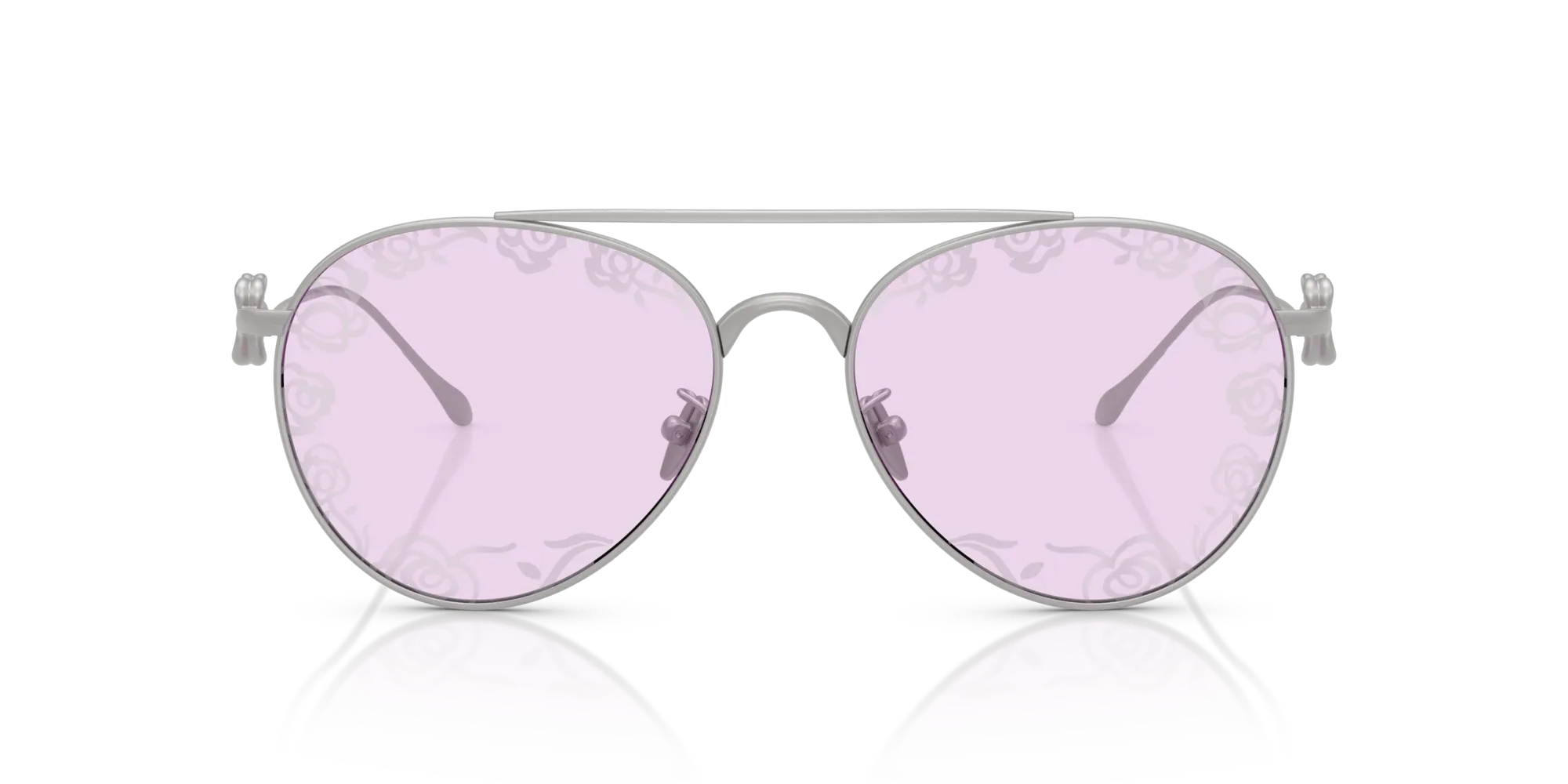 Giorgio Armani AR6167 3045Z9 Occhiali da sole Metallo Argento Pilot Normale - immagine 3