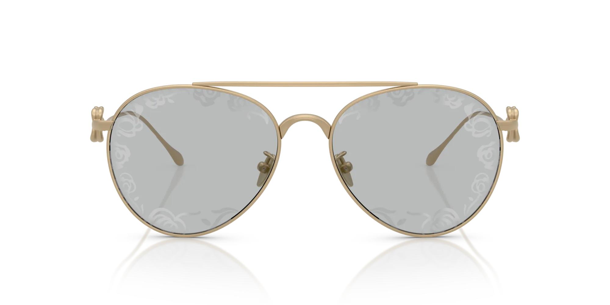 Giorgio Armani AR6167 3002AL Occhiali da sole Metallo Oro Pilot Normale - immagine 3
