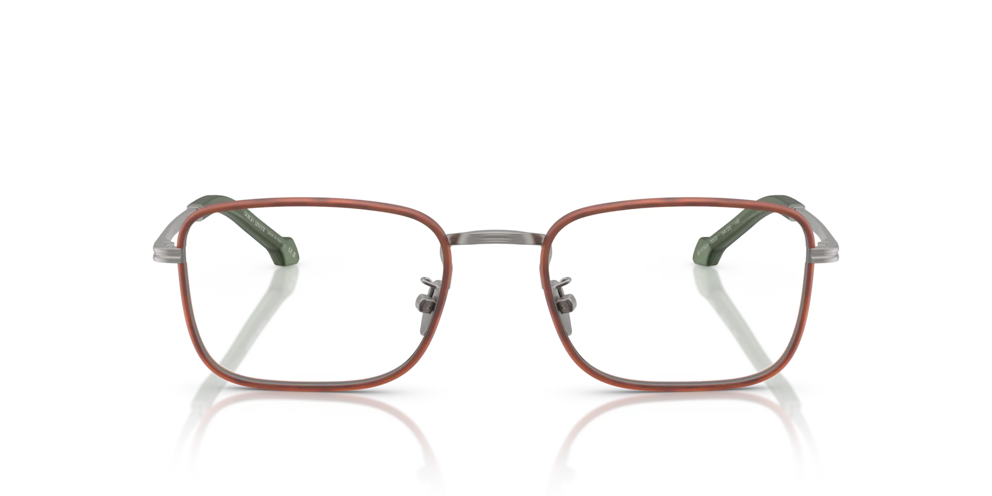 Giorgio Armani AR5152J 3003 Montature da vista Acciaio Grigio Squadrata Normale - immagine 3