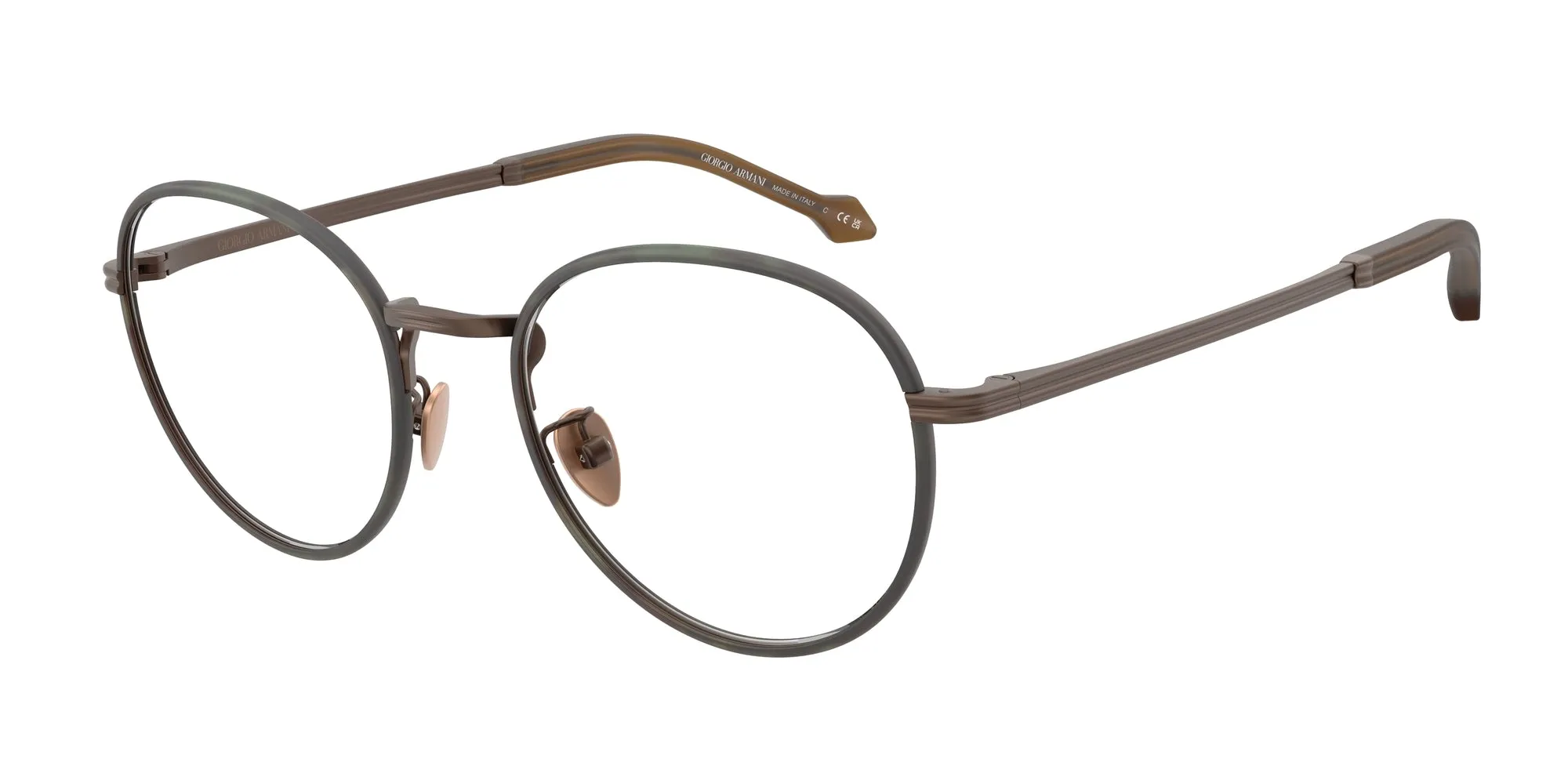 Giorgio Armani AR5151J 3006 Montature da vista Metallo Bronzo Pantos Normale - immagine 1