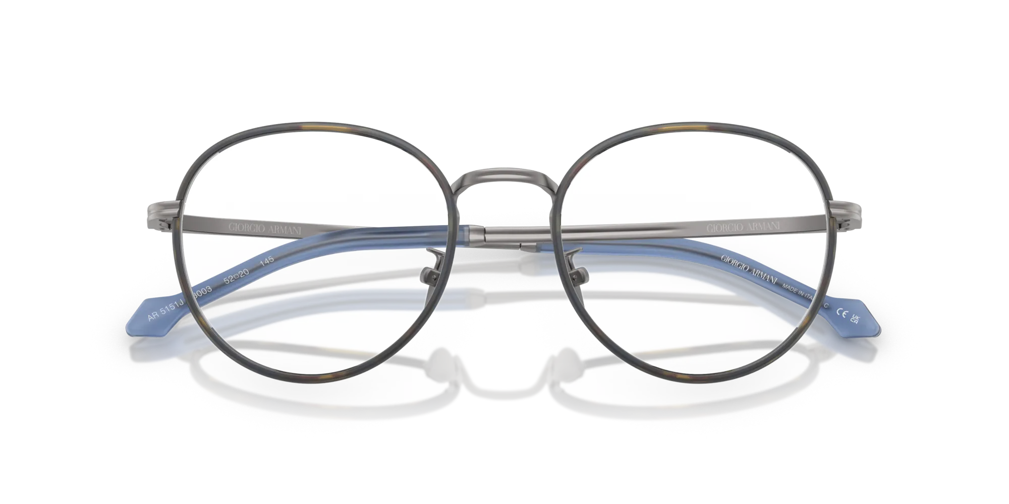 Giorgio Armani AR5151J 3003 Montature da vista Metallo Grigio Pantos Normale - immagine 2