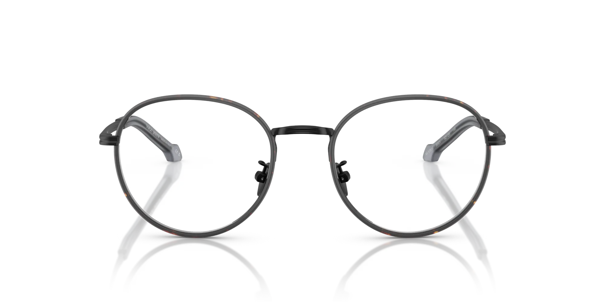 Giorgio Armani AR5151J 3001 Montature da vista Metallo Nero Pantos Normale - immagine 3