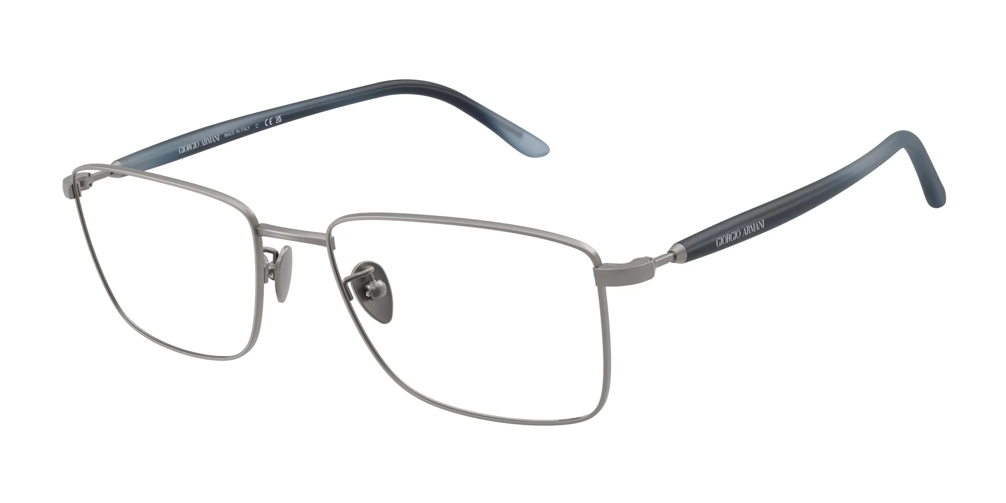 Giorgio Armani AR5150 3003 Montature da vista Acciaio Grigio Squadrata Normale - immagine 1