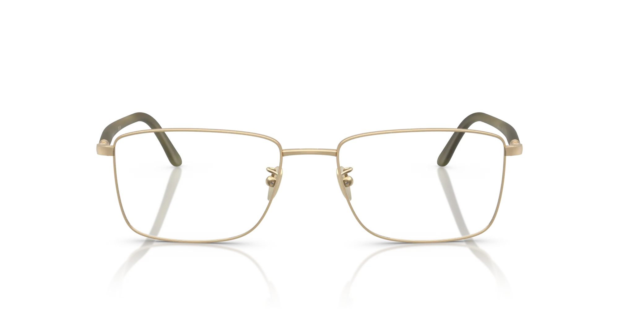 Giorgio Armani AR5150 3002 Montature da vista Acciaio Oro Trasparente Squadrata Normale - immagine 3