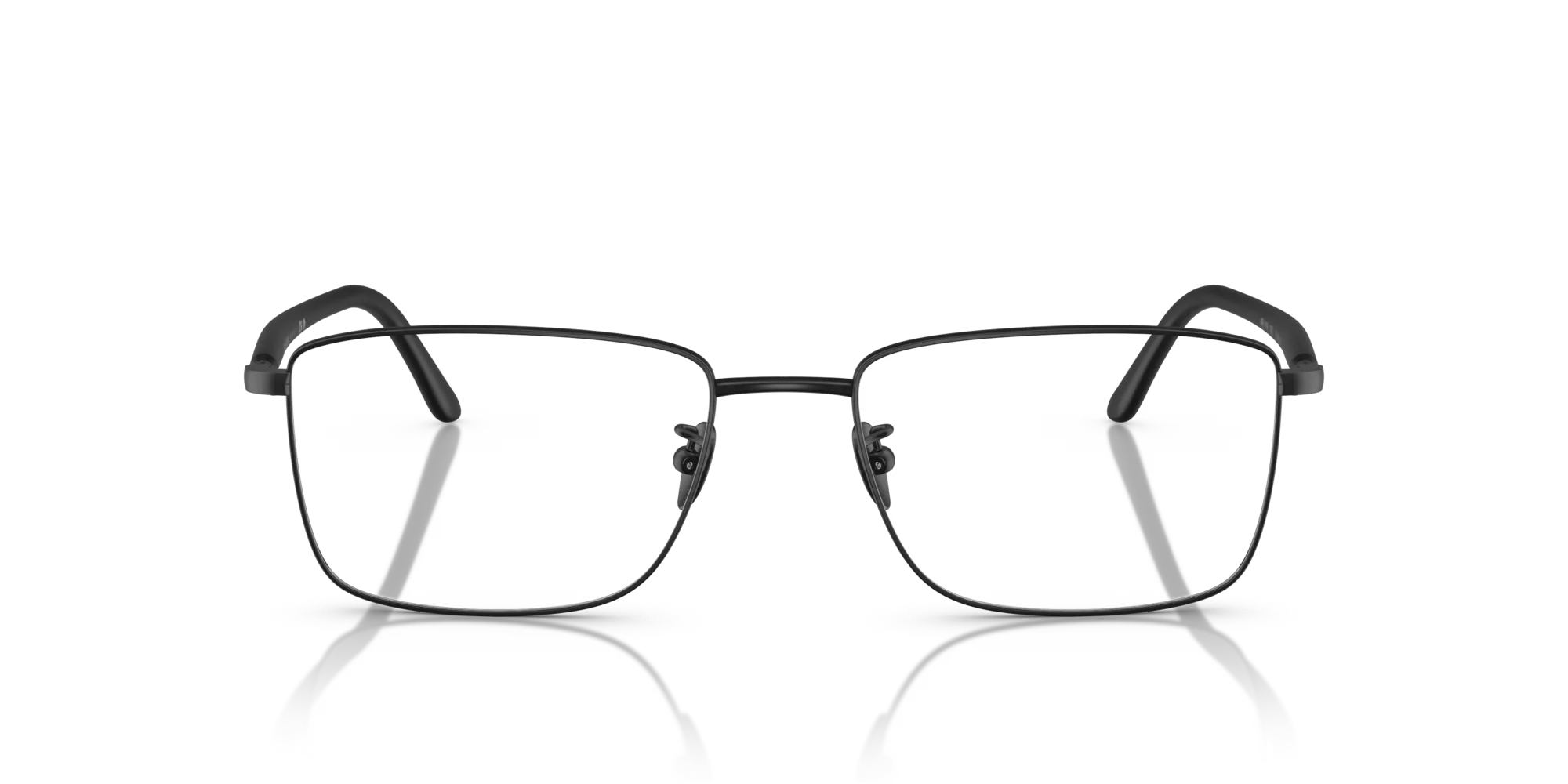 Giorgio Armani AR5150 3001 Montature da vista Acciaio Nero Squadrata Normale - immagine 3