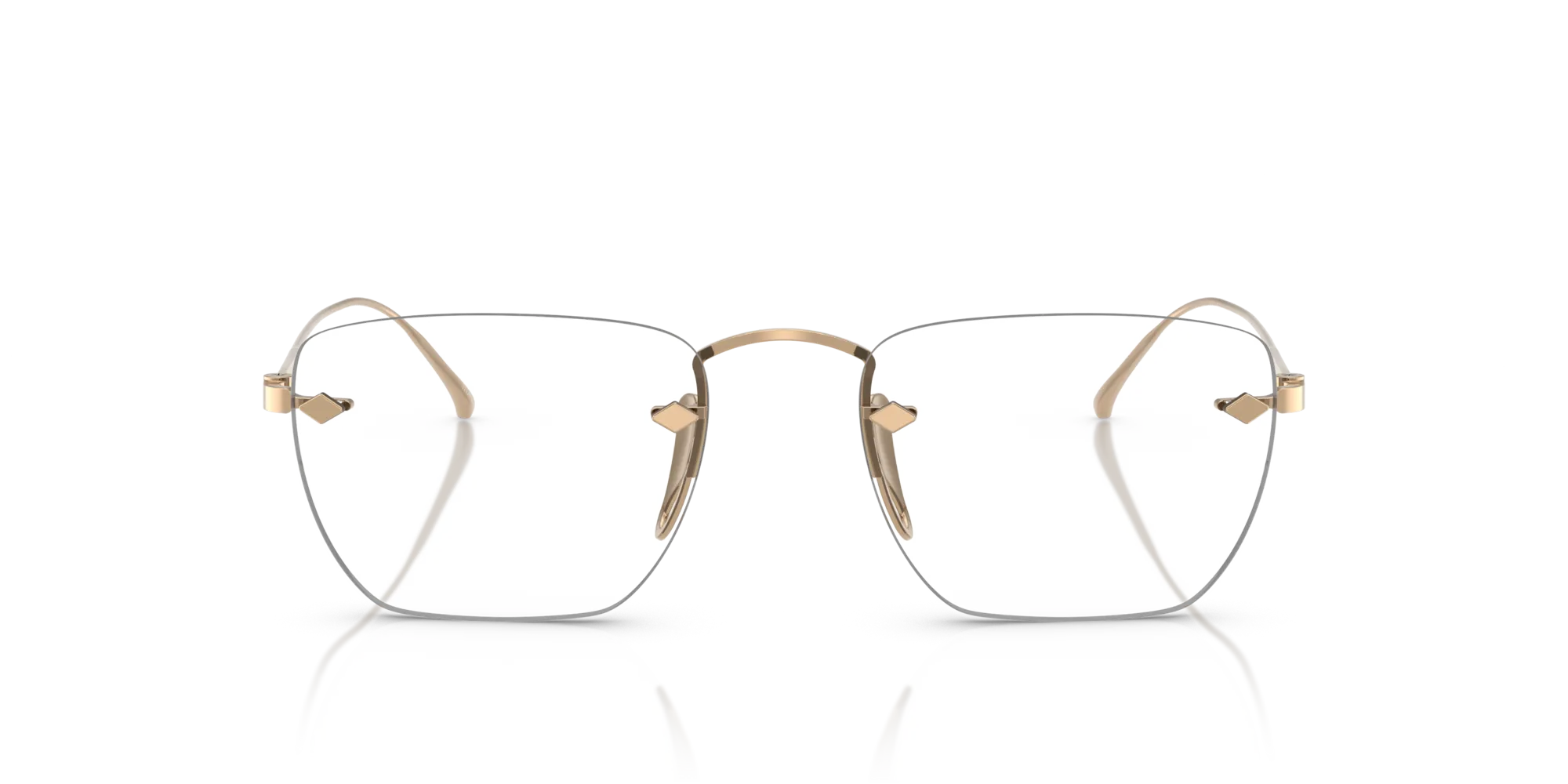 Giorgio Armani AR5149T 3386 Montature da vista Titanio Oro Pillow Normale - immagine 3