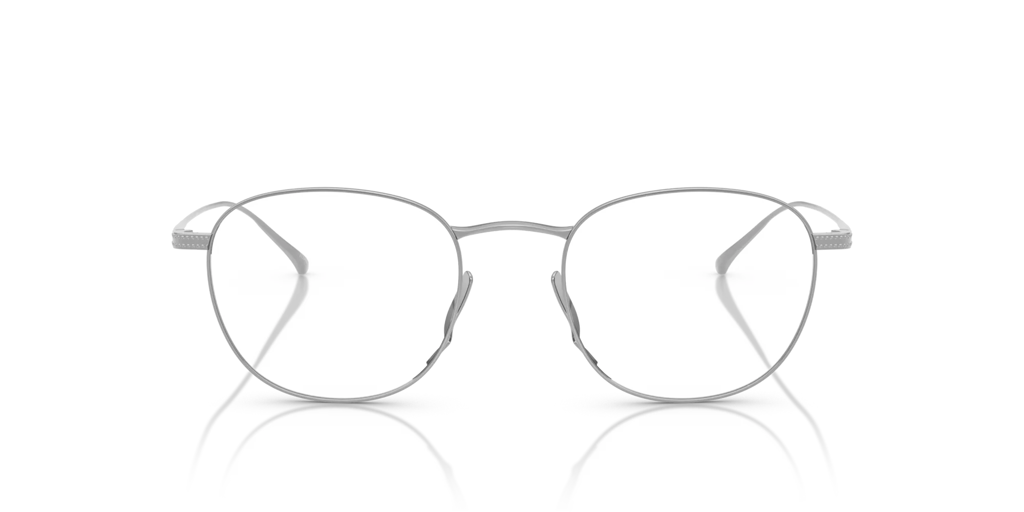 Giorgio Armani AR5148T 3387 Montature da vista Titanio Argento Pantos Normale - immagine 3