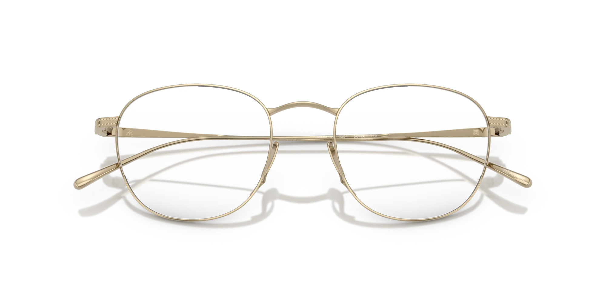 Giorgio Armani AR5148T 3384 Montature da vista Titanio Oro Pantos Normale - immagine 2
