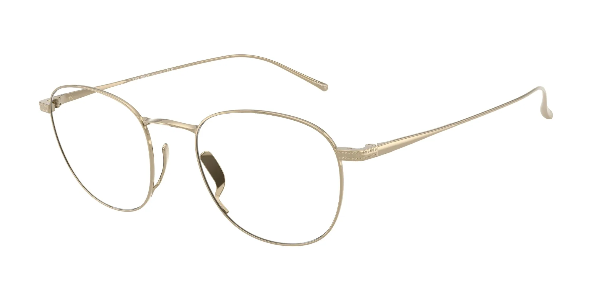 Giorgio Armani AR5148T 3384 Montature da vista Titanio Oro Pantos Normale - immagine 1