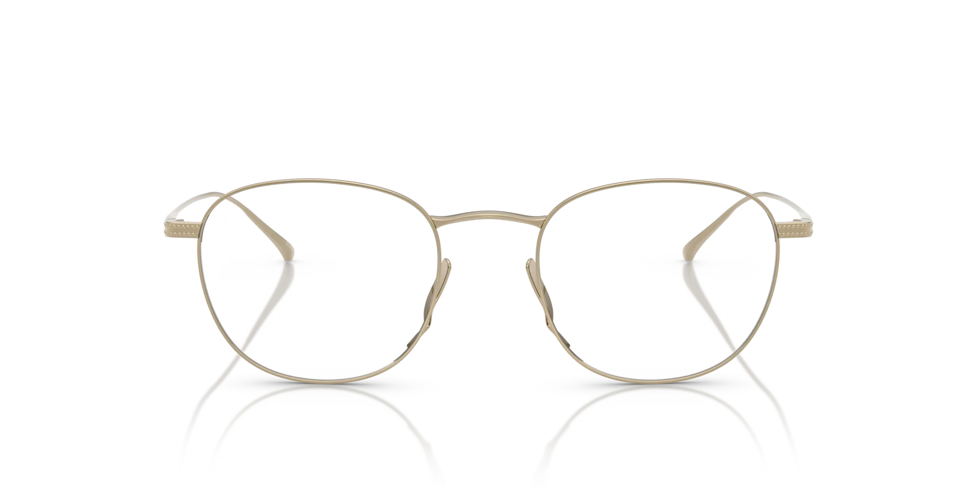 Giorgio Armani AR5148T 3384 Montature da vista Titanio Oro Pantos Normale - immagine 3