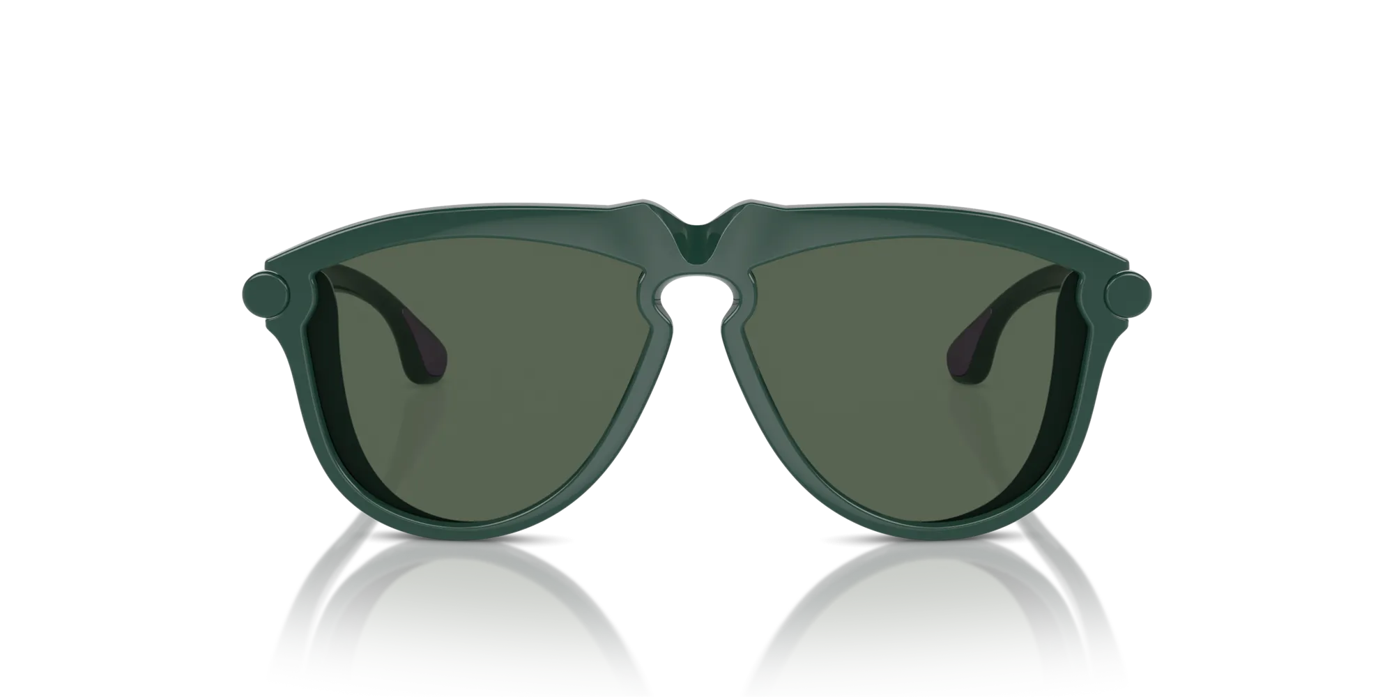 Burberry JB4003U 413071 Occhiali da sole Iniettato Verde Verde Pilot Normale - immagine 3