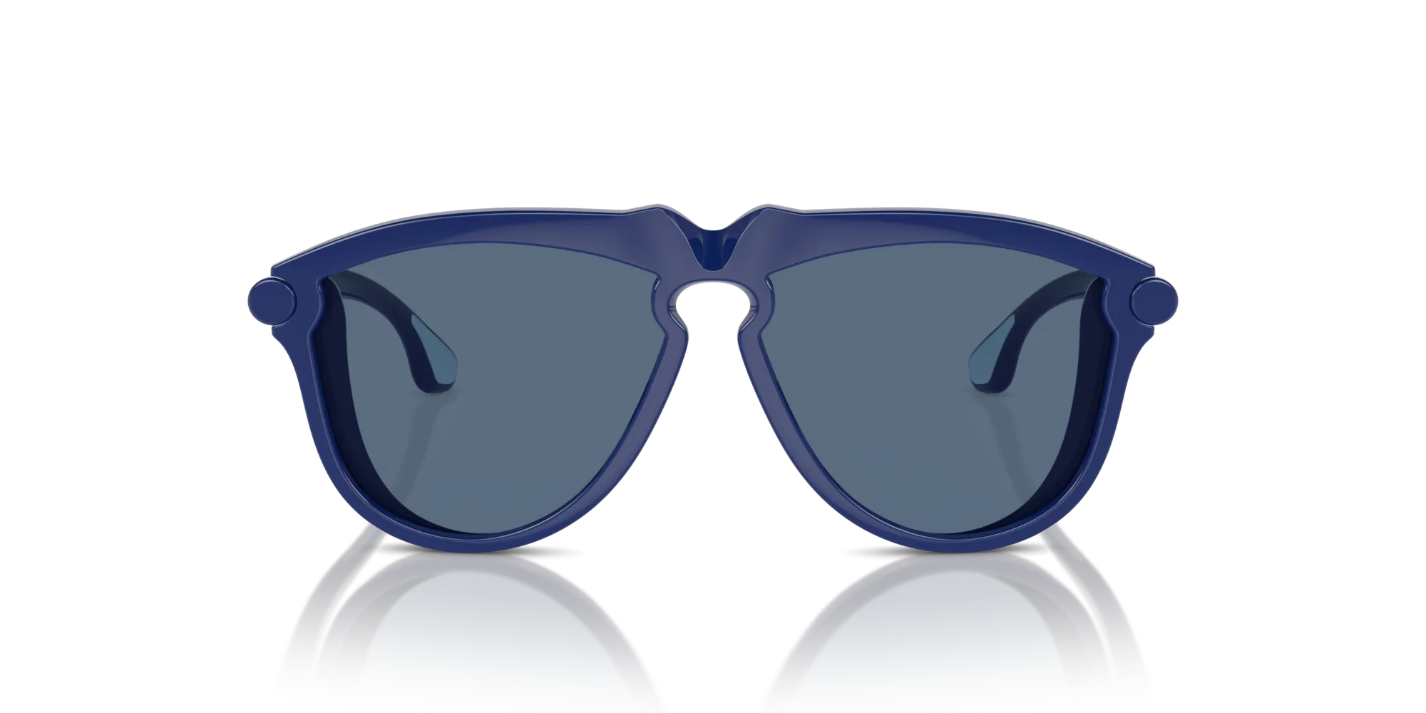 Burberry JB4003U 412980 Occhiali da sole Iniettato Blu Blu Pilot Normale - immagine 3