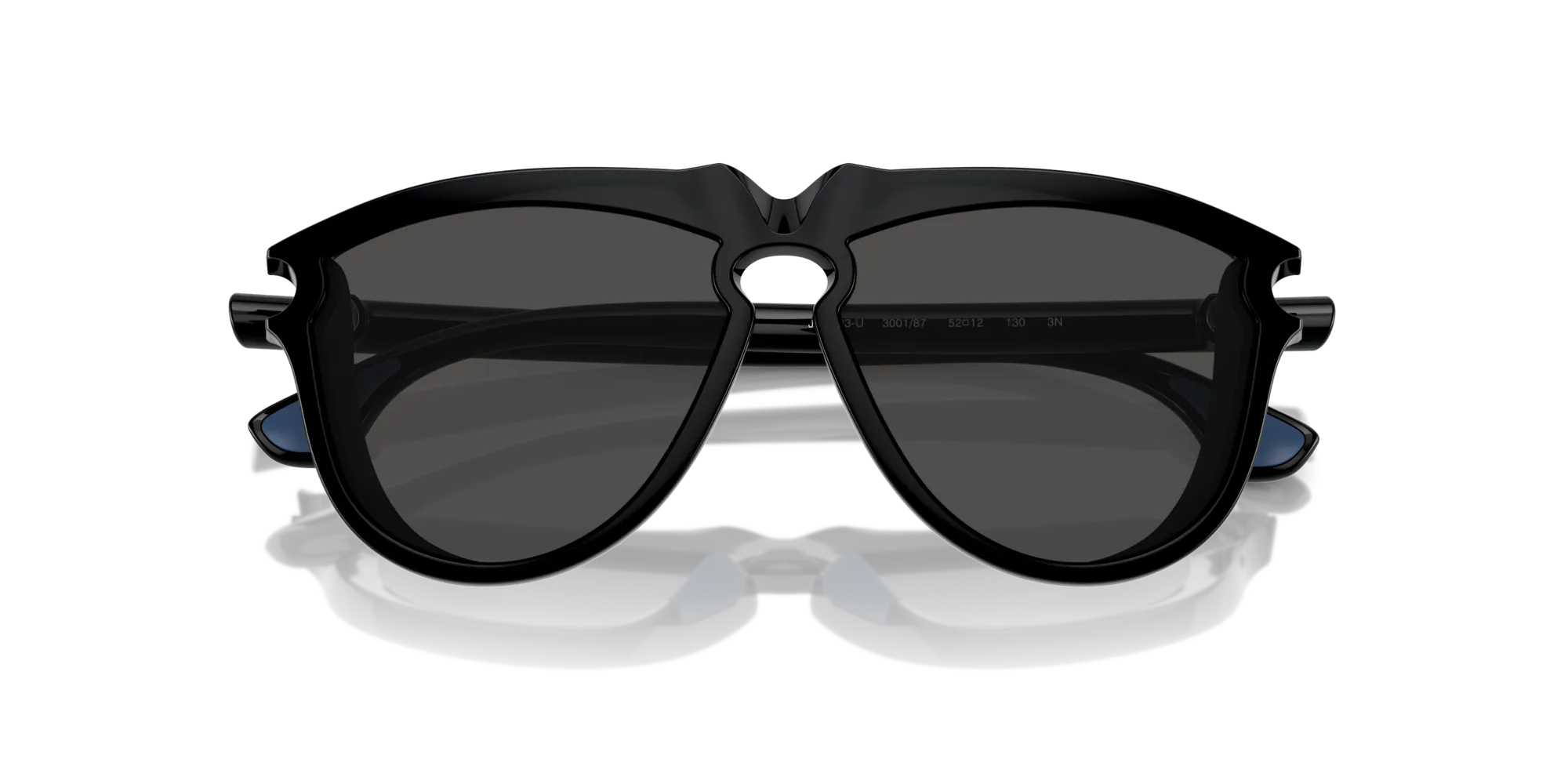 Burberry JB4003U 300187 Occhiali da sole Iniettato Nero Grigio Pilot Normale - immagine 2