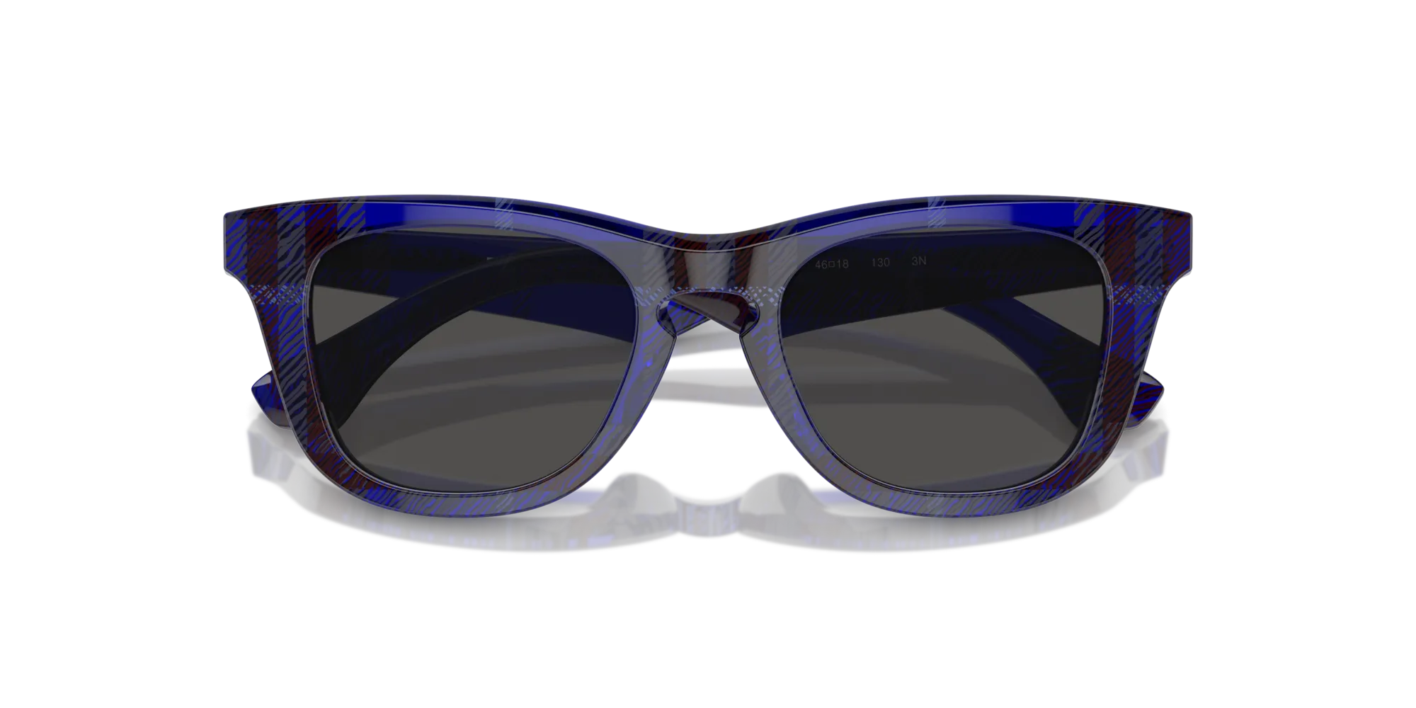 Burberry JB4002 411480 Occhiali da sole Acetato Blu Blu Squadrata Normale - immagine 2