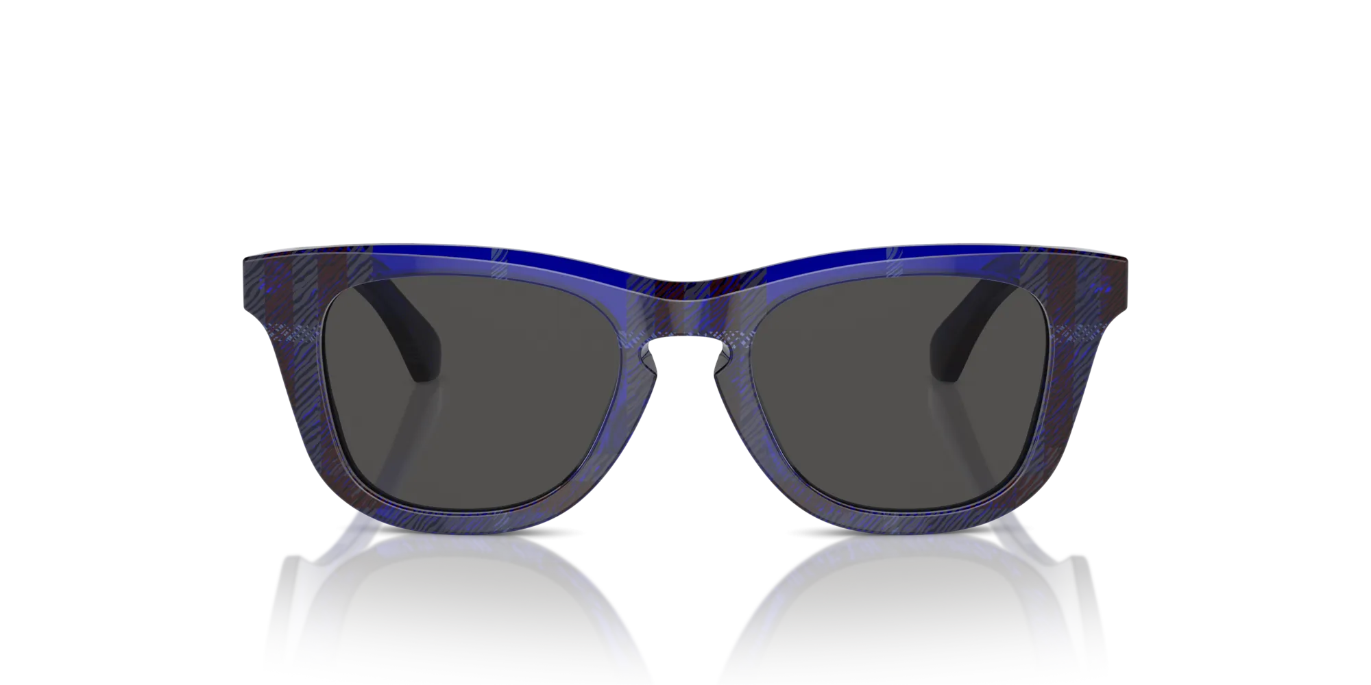 Burberry JB4002 411480 Occhiali da sole Acetato Blu Blu Squadrata Normale - immagine 3