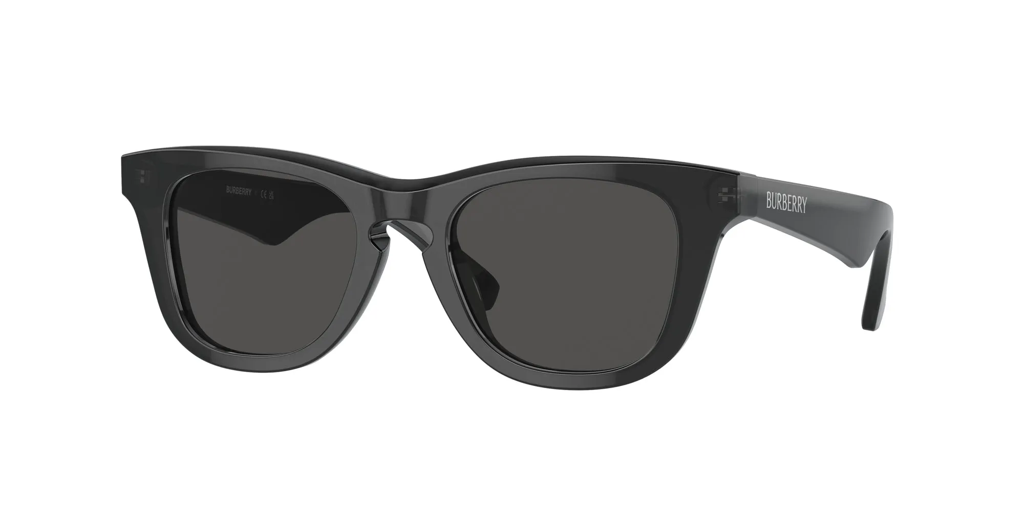 Burberry JB4002 411287 Occhiali da sole Acetato Grigio Grigio Squadrata Normale - immagine 1