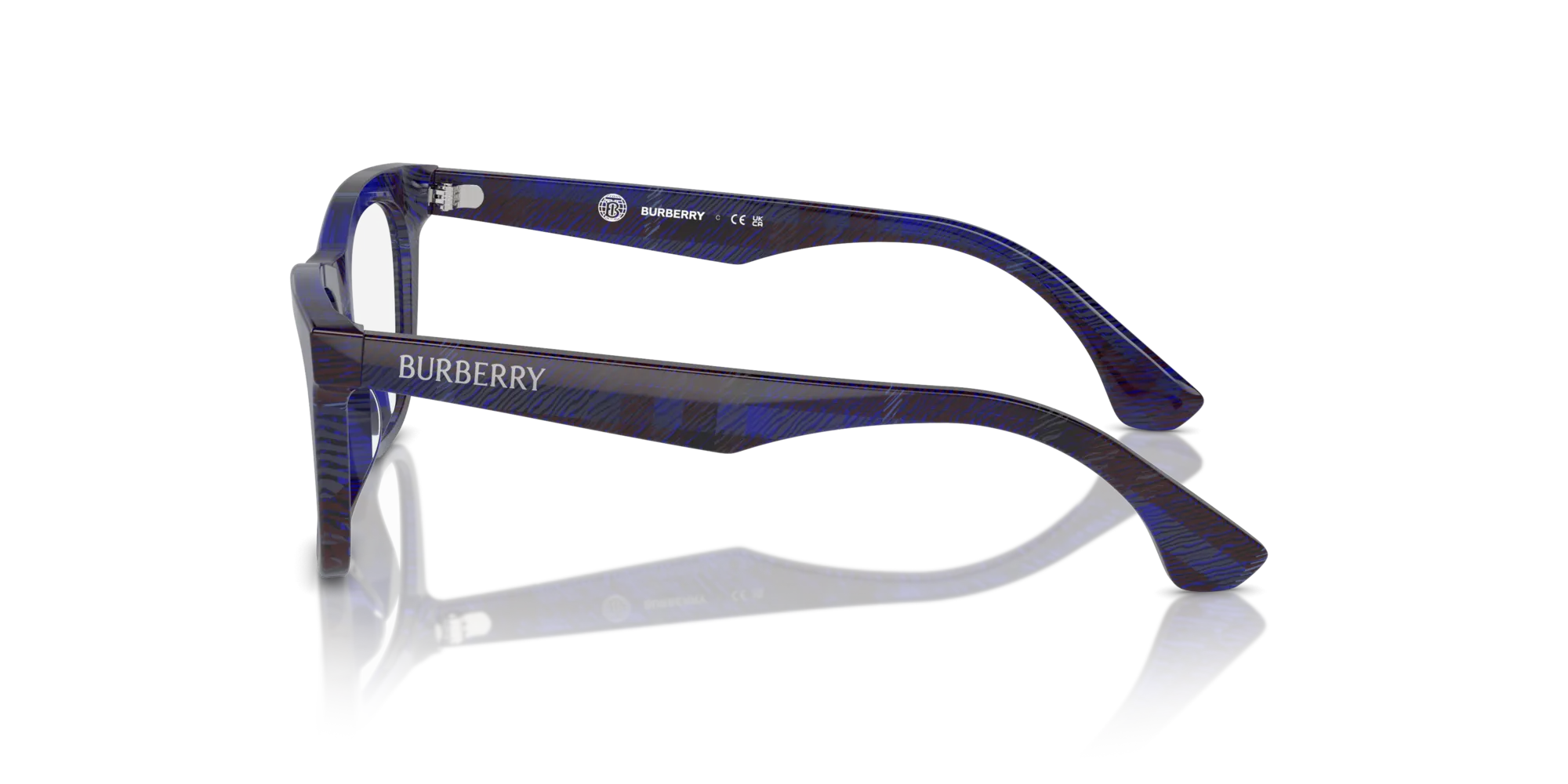 Burberry JB2012 4114 Montature da vista Acetato Blu Squadrata Normale - immagine 4