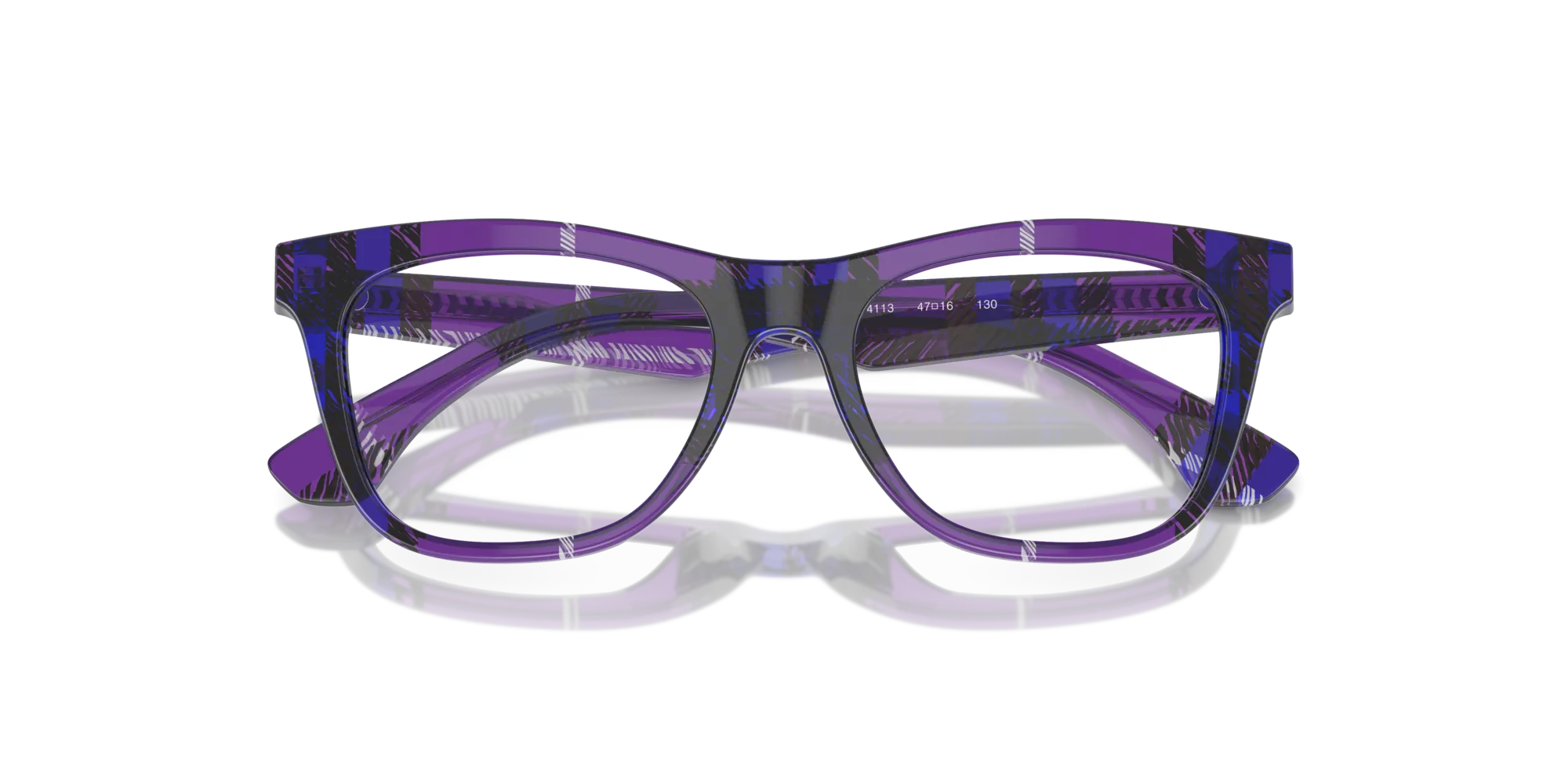Burberry JB2012 4113 Montature da vista Acetato Viola Squadrata Normale - immagine 2