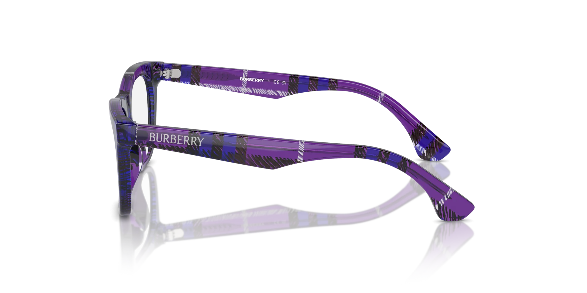 Burberry JB2012 4113 Montature da vista Acetato Viola Squadrata Normale - immagine 4