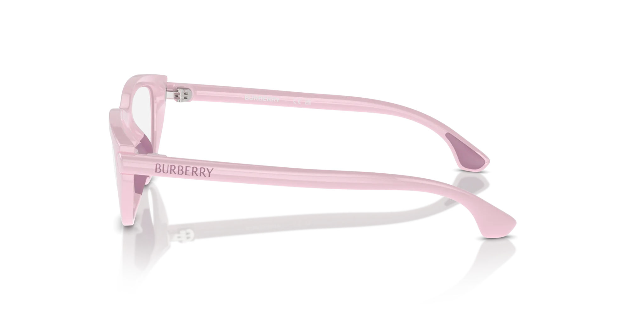Burberry JB2011U 4135 Montature da vista Iniettato Rosa Cat Eye Normale - immagine 4