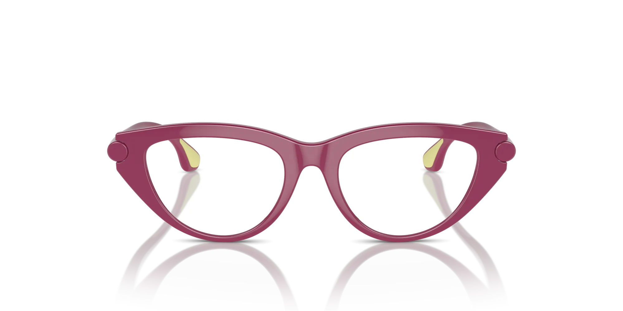 Burberry JB2011U 4134 Montature da vista Iniettato Rosa Cat Eye Normale - immagine 3