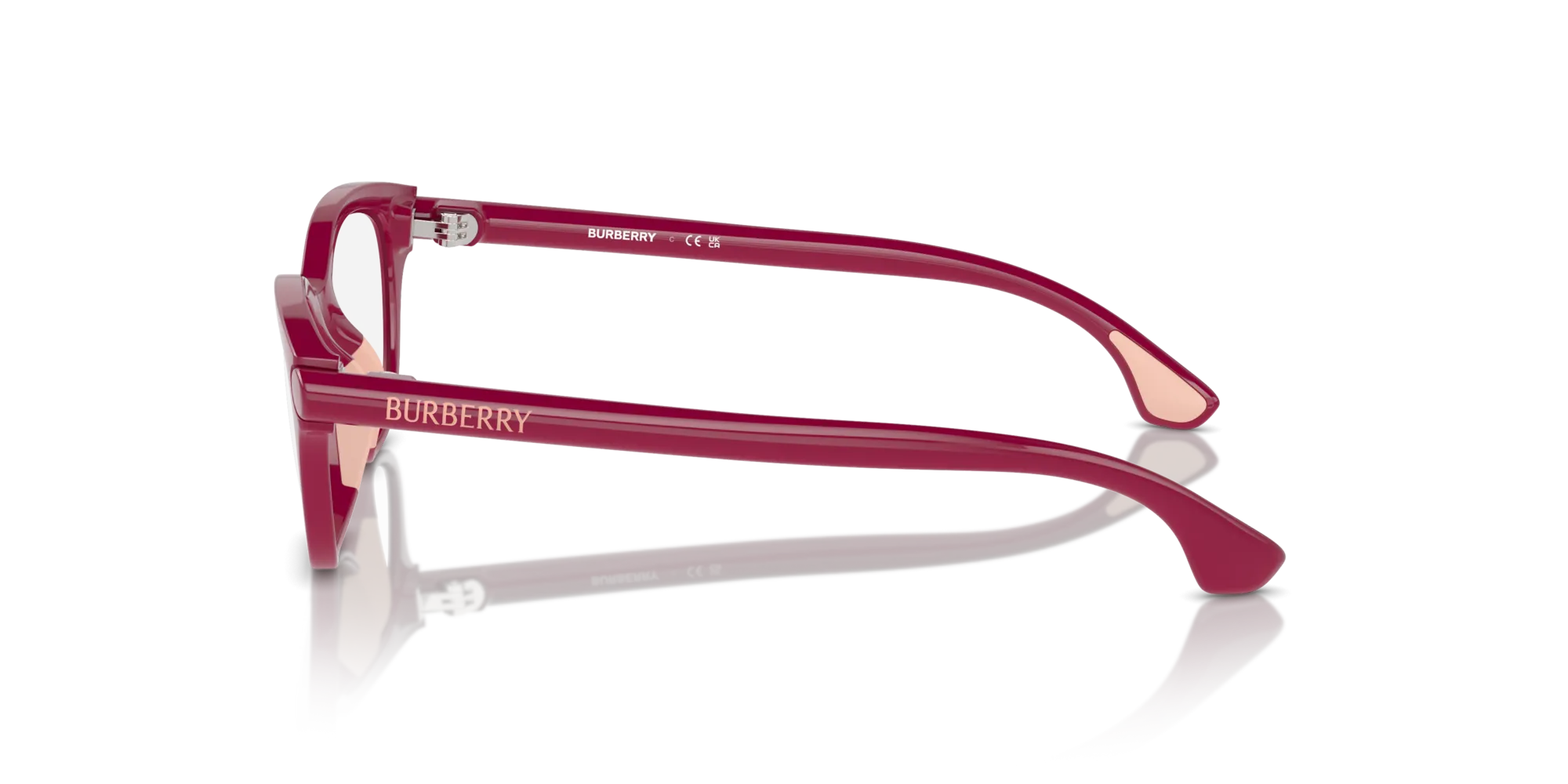 Burberry JB2010U 4131 Montature da vista Iniettato Rosa Squadrata Normale - immagine 4