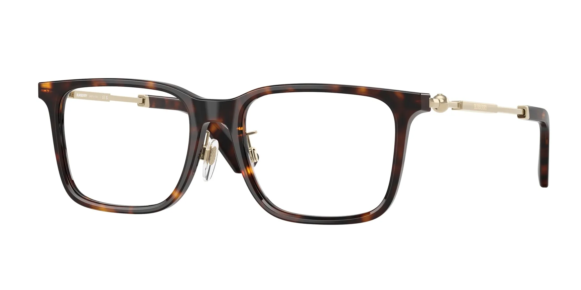 Burberry BE2426D 3002 Montature da vista Acetato Marrone Trasparente Squadrata Normale - immagine 1