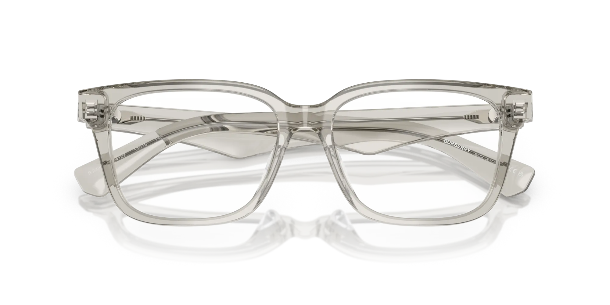 Burberry BE2425D 4127 Montature da vista Acetato Grigio Squadrata Normale - immagine 2