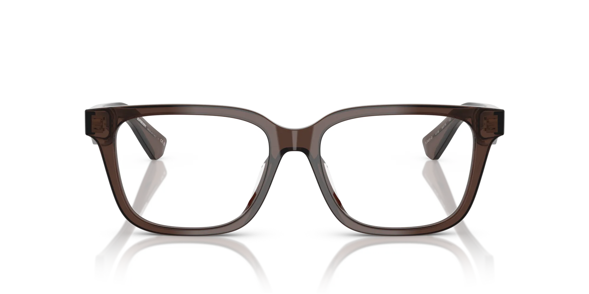 Burberry BE2425D 4116 Montature da vista Acetato Marrone Squadrata Normale - immagine 3