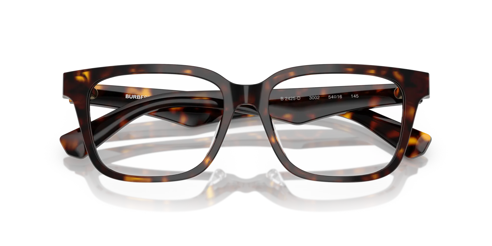 Burberry BE2425D 3002 Montature da vista Acetato Marrone Squadrata Normale - immagine 2
