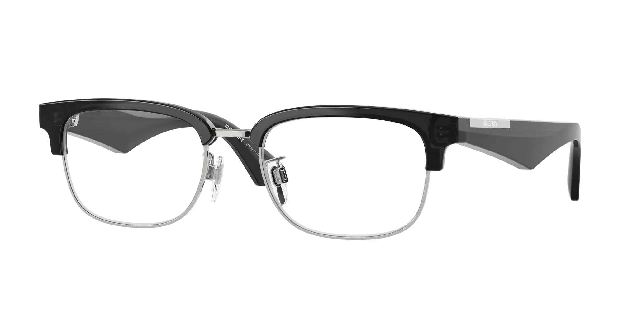 Burberry BE2424D 4112 Montature da vista Iniettato Argento Squadrata Normale - immagine 1