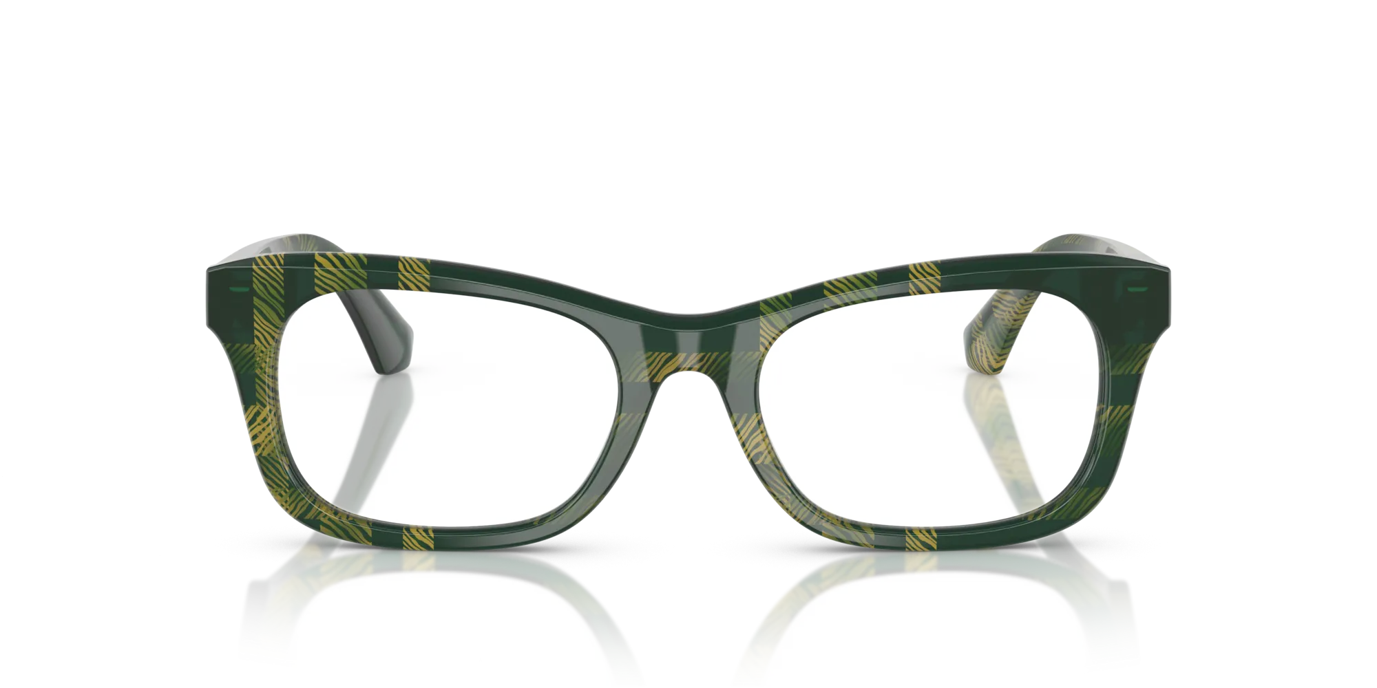Burberry BE2422 4125 Montature da vista Acetato Verde Squadrata Normale - immagine 3